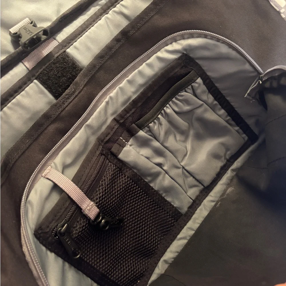 Y2K L.L.Bean Plaid Nylon Messenger Bag Commuter Crossbody
